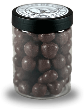 Billes de choc chocolat noir noisettes