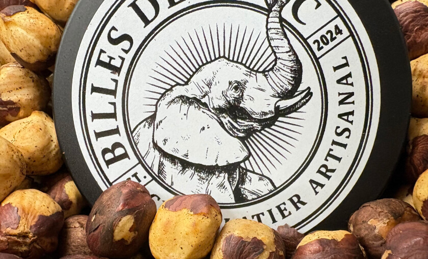 Capot billes de choc noisettes